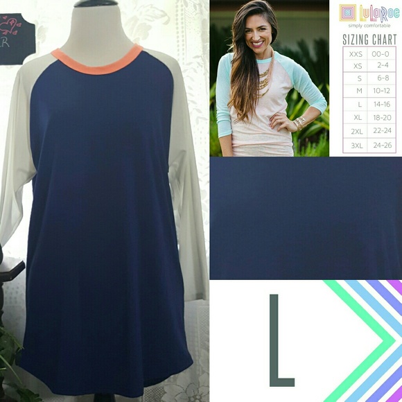 29 off lularoe tops randy tee size large bnwt poshmark lularoe randy size chart