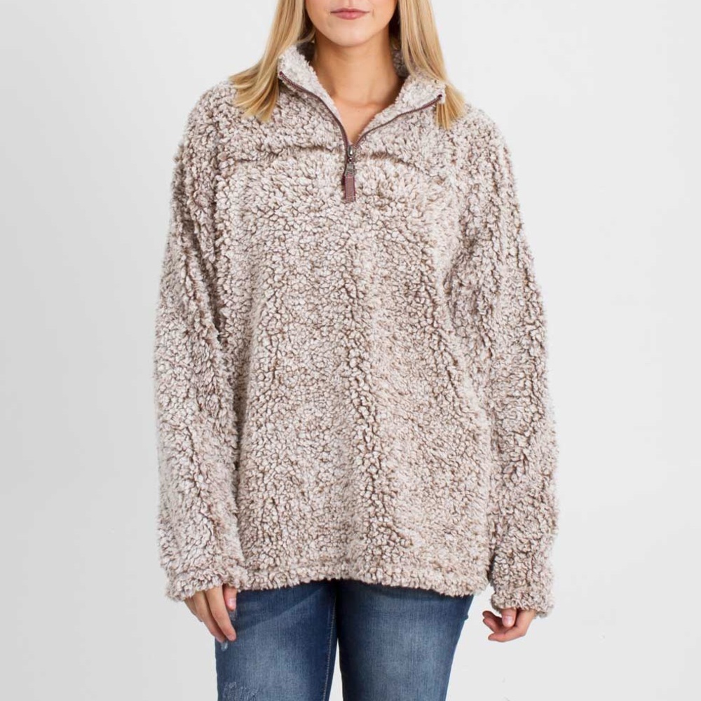 Brown True Grit Pullover