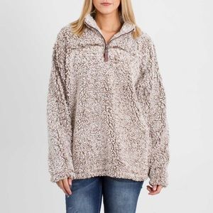 Brown True Grit Pullover
