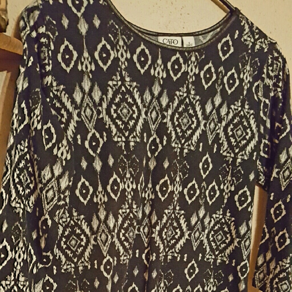 3/4 sleeve Cato top