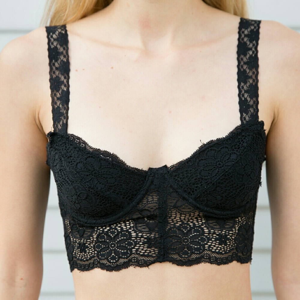 Pins and needles bralette