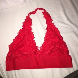 VS Pink Lace Bralette