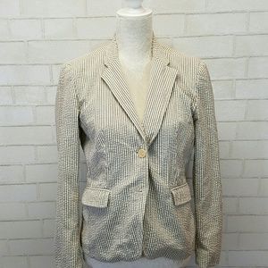J. Crew pin striped blazer