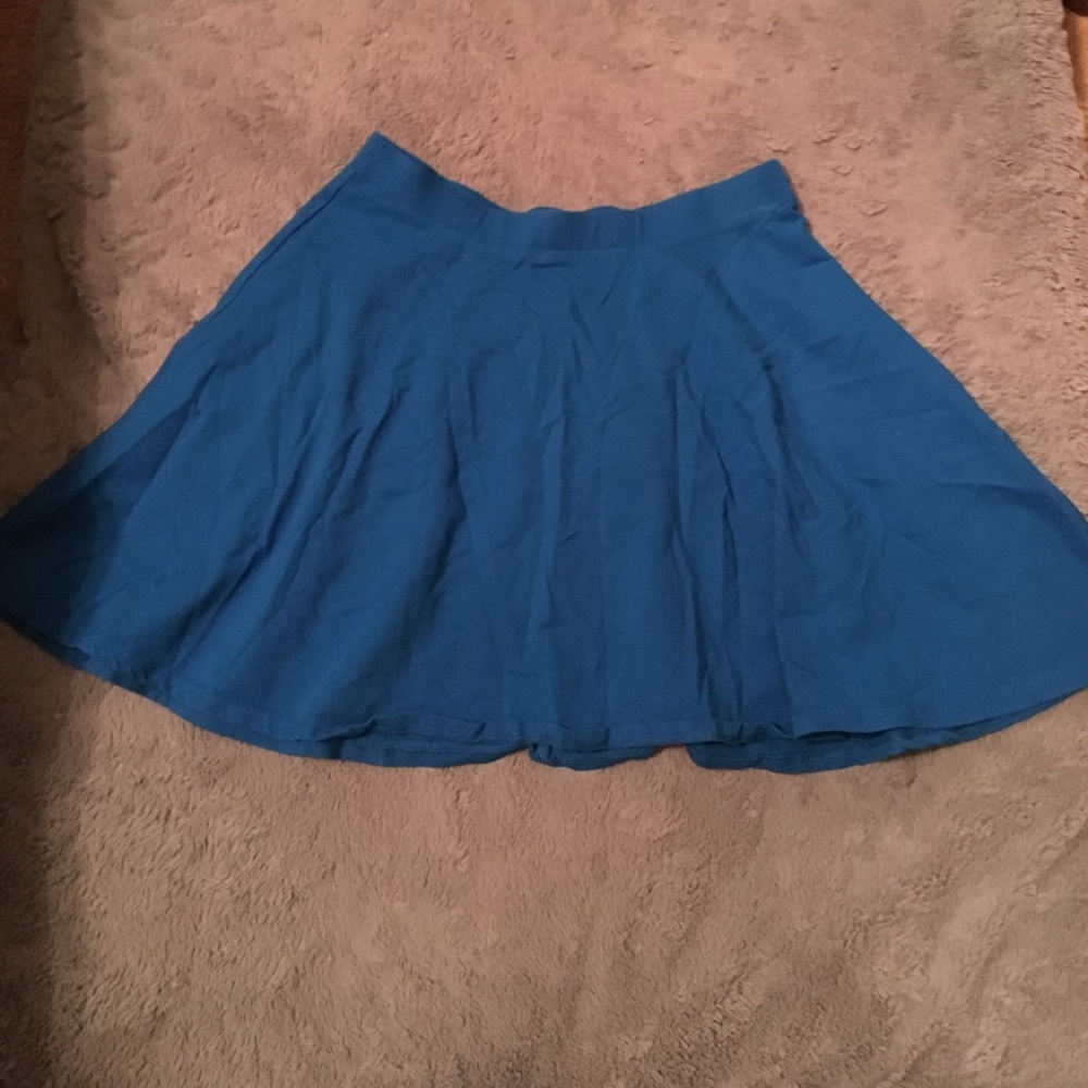 Royal Blue Skater Skirt