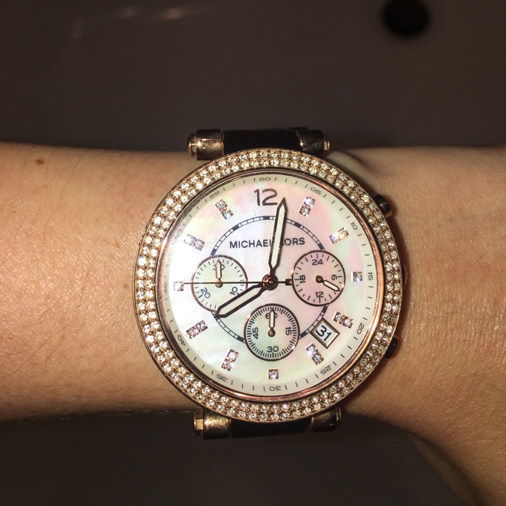 MICHAEL Kors rose gold watch