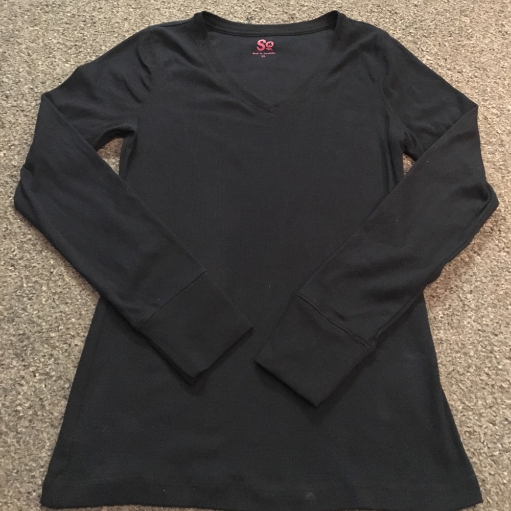 Very Comfy Black Long Sleeve SO Shirt