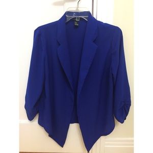 Cobalt blue blazer