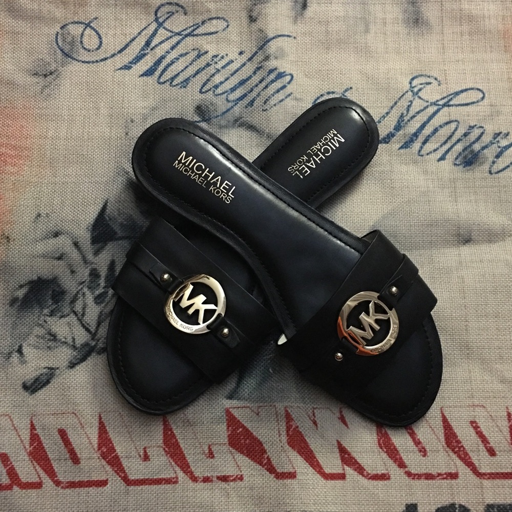 Michael Kors "Molly" leather sandals