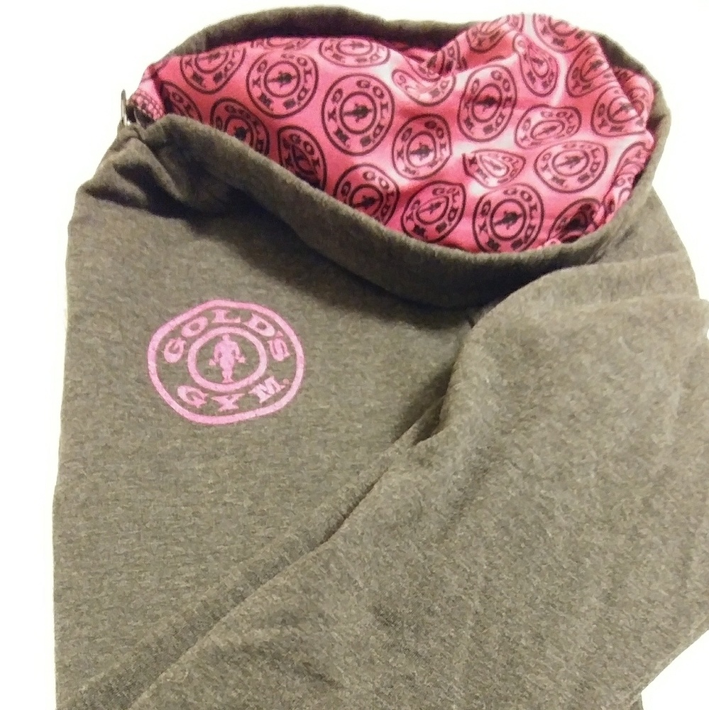 Golds Gym zipper hoodie