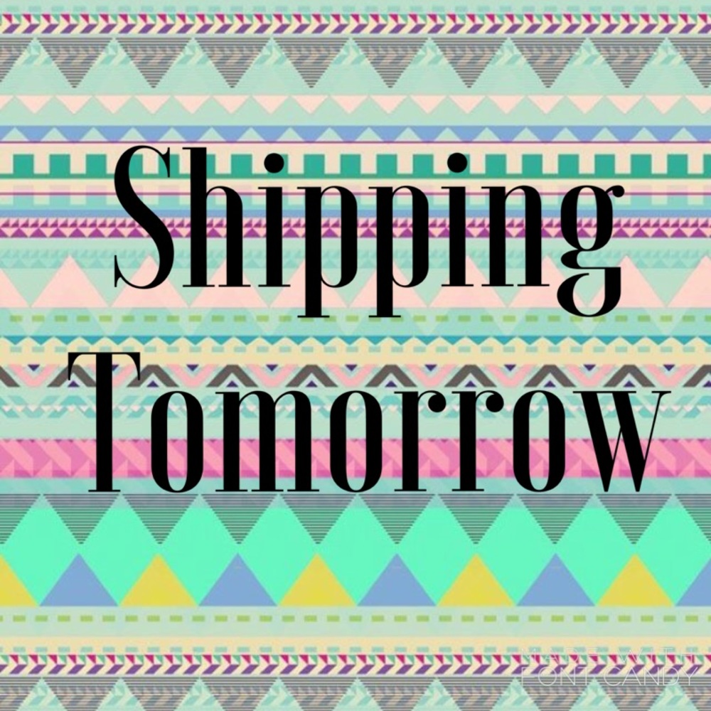 Shipping today or the following day!!!