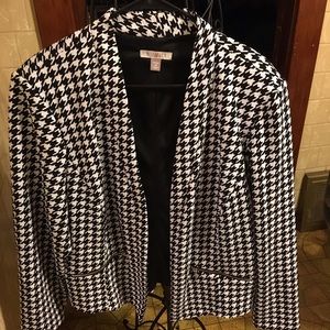 Houndstooth blazer
