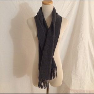 100% Cashmere Grey Scarf by Club Room