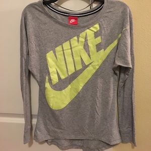 Nike gray long sleeve