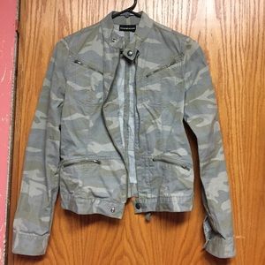 DKYN Jeans Camo print denim blazer