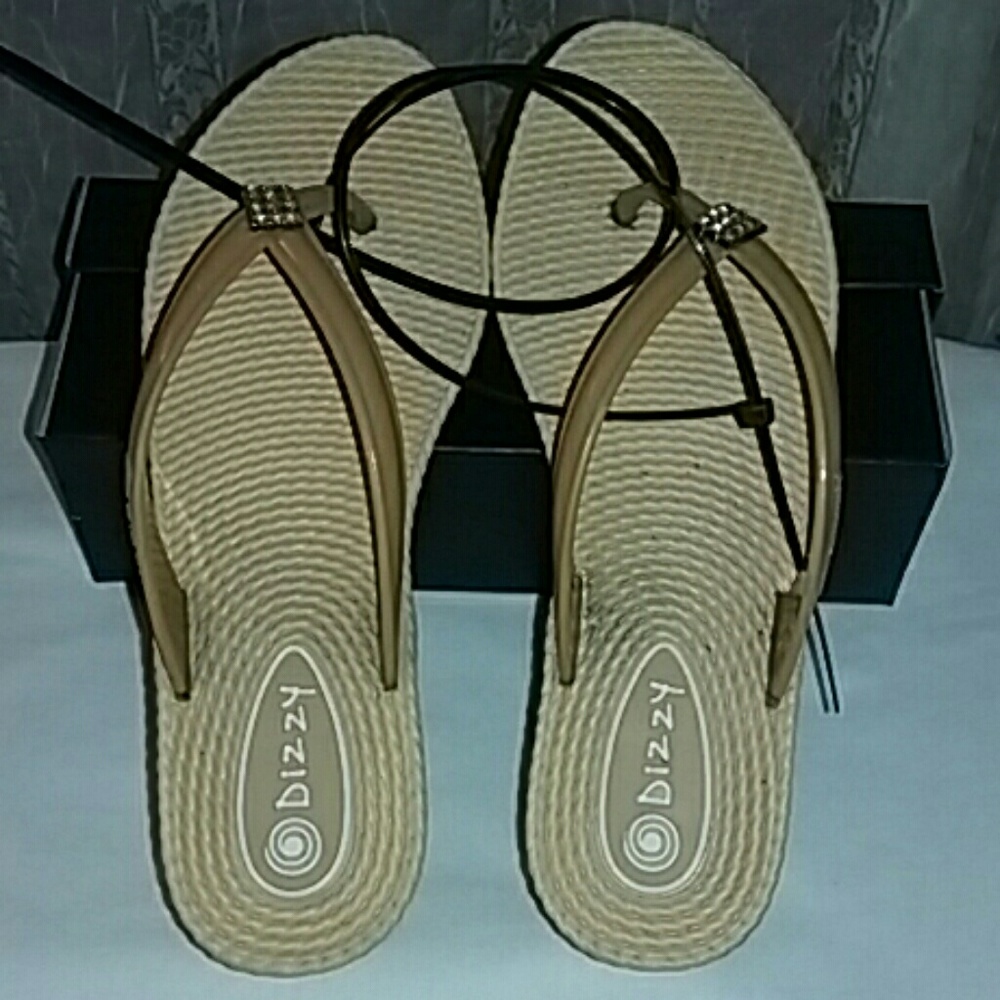 GIRLS JELLY SLIPPERS SZ 6