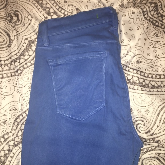 J Brand women's blue coated super skinny jeans - Picture 3 of 5