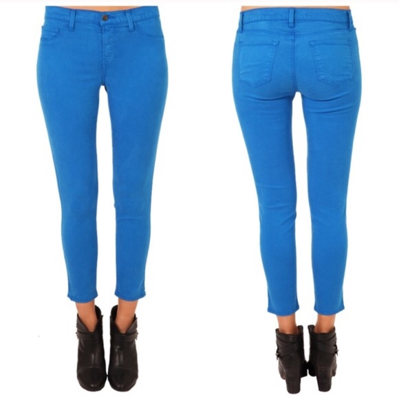 J Brand Denim - J Brand women's blue coated super skinny jeans