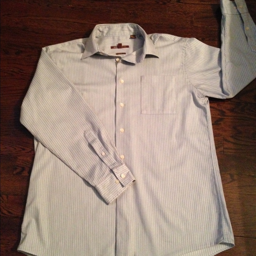 MENS BCBG Long Sleeve Button Down