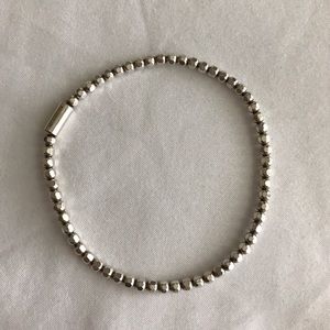 Silpada Charolote Sterling Silver Stretch bracelet