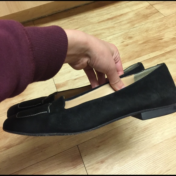 Cole Haan black suede loafers 6.5M made in Italy - Picture 2 of 4