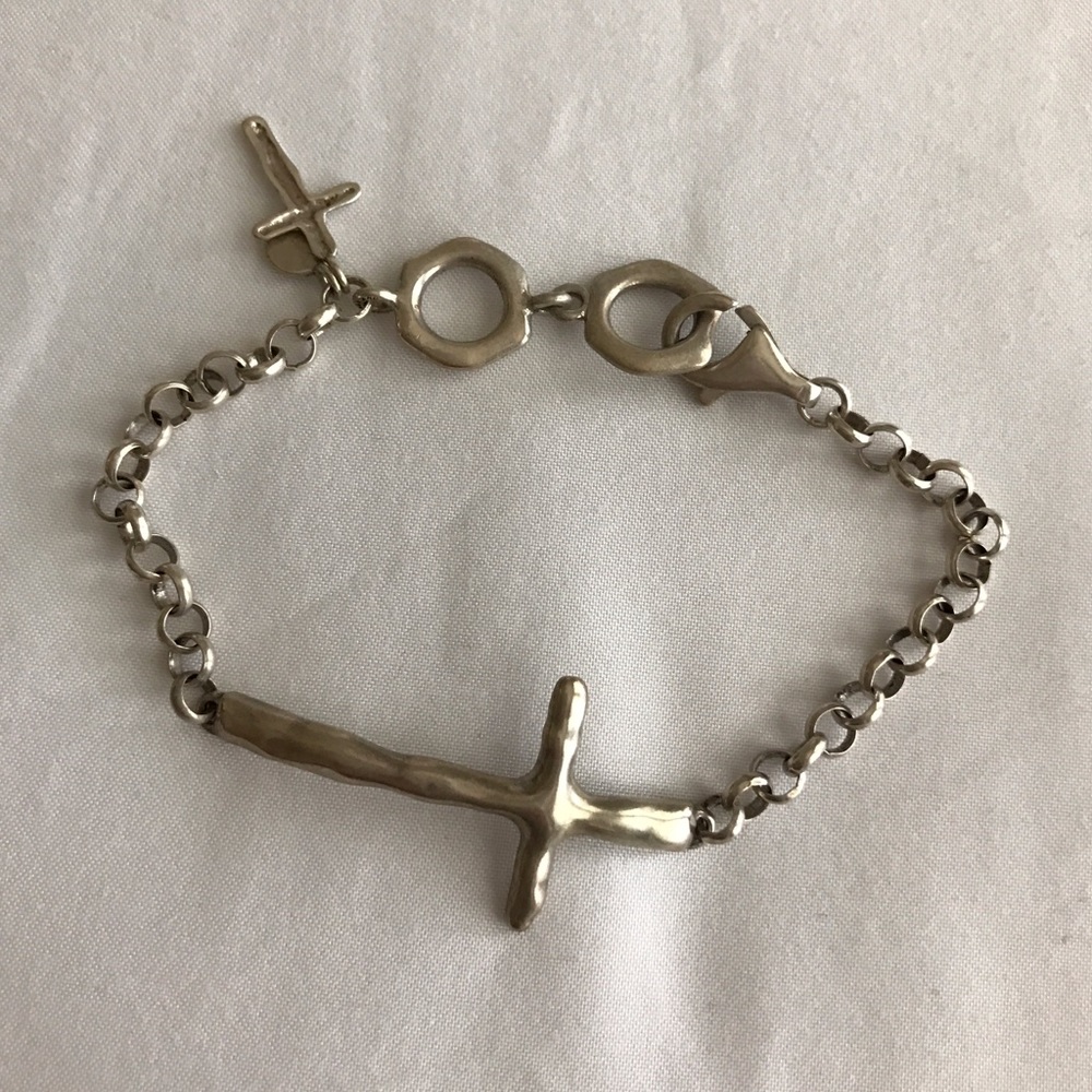 Silpada Cross Bracelet "In good faith"