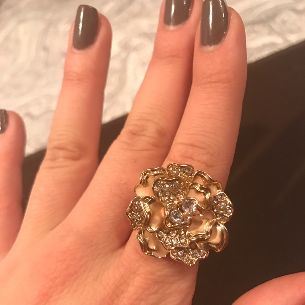 Golden Flower Ring