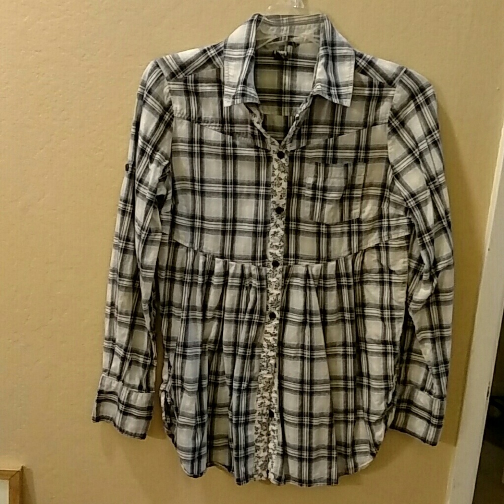 Free People button-up blouse 6