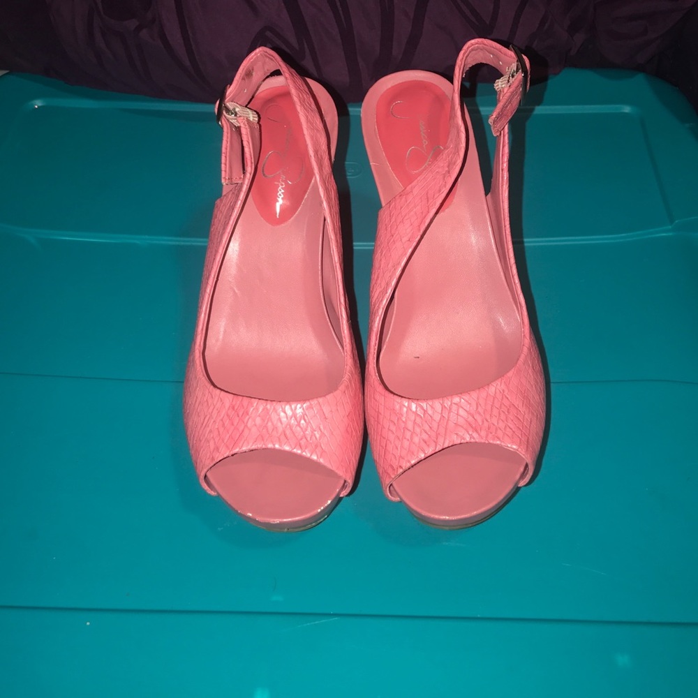 Jessica Simpson wedges