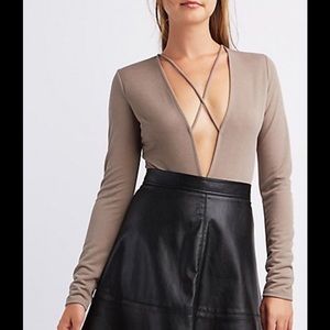 Caged Plunging Bodysuit