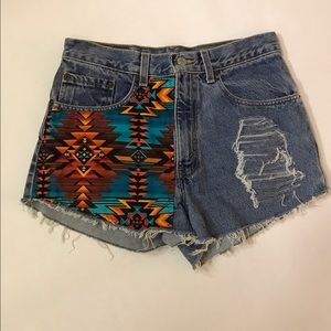 Tribal Cutoff Shorts