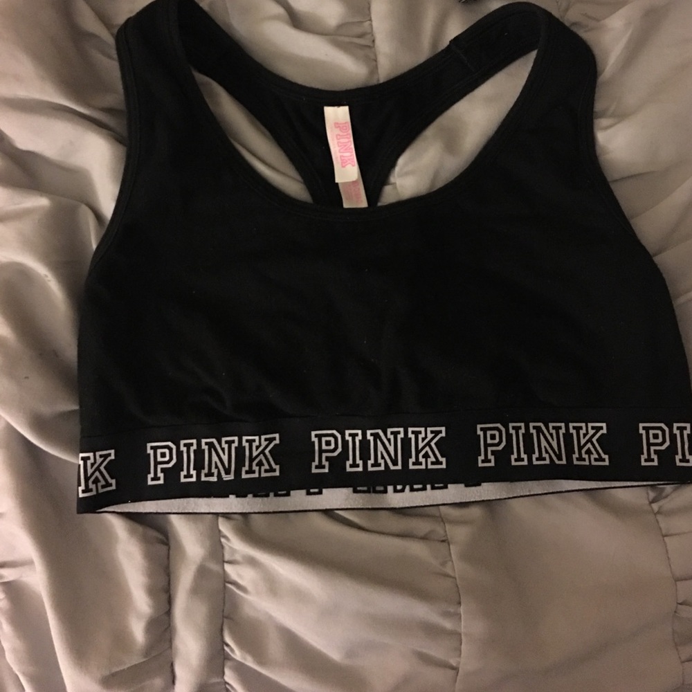 Pink! Sports bra