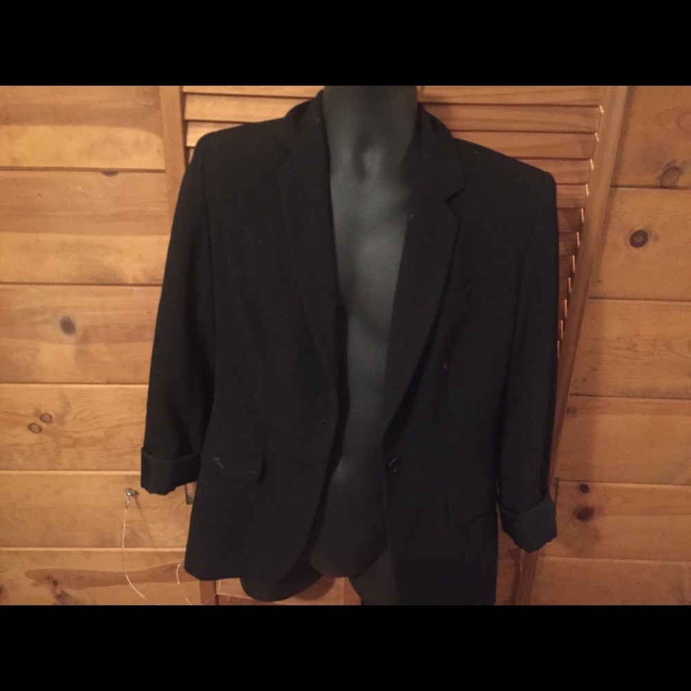 Black blazor jacket