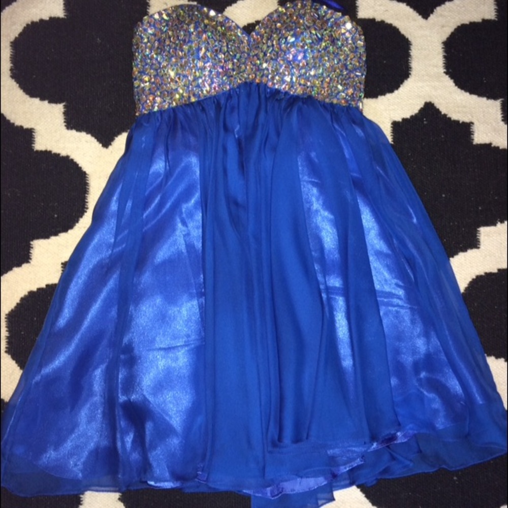Blue Formal Party Dress