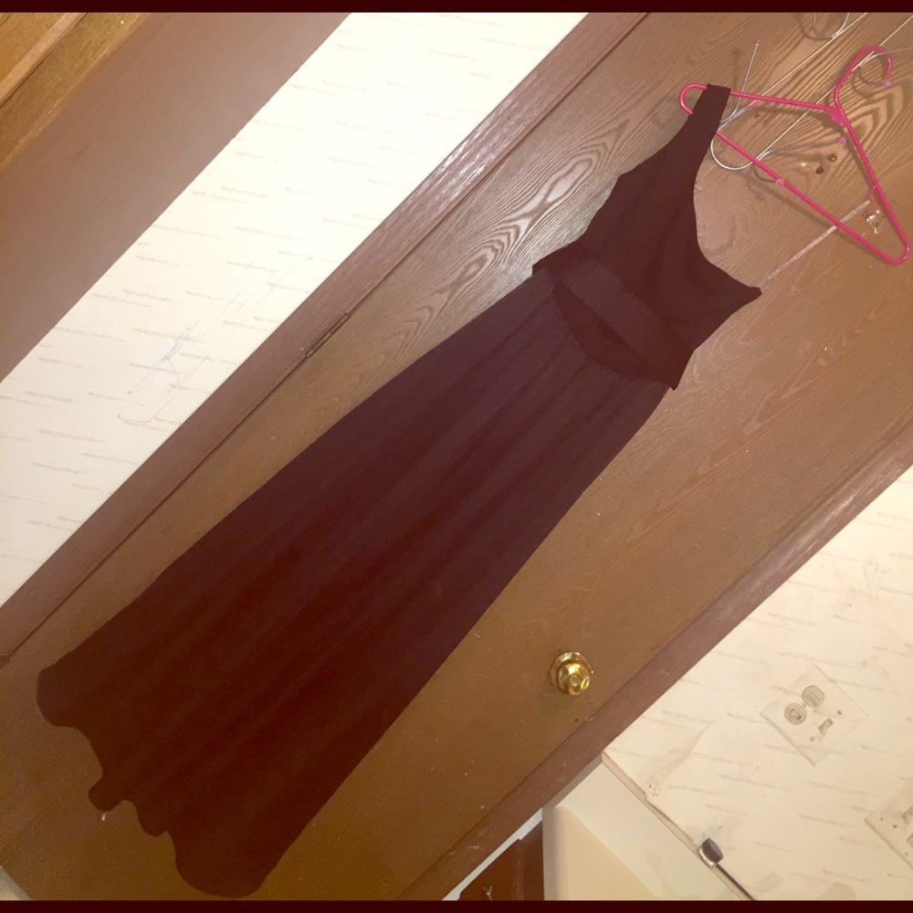 Black long dress for bridesmaid!