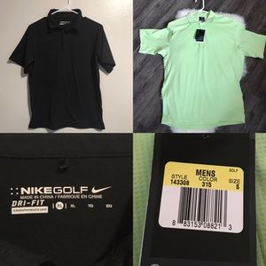 2 Nike Dri-Fit Polos