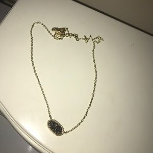 Silver drusy Kendra Scott