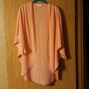Beautiful Coral kimono/ swimsuit cover up