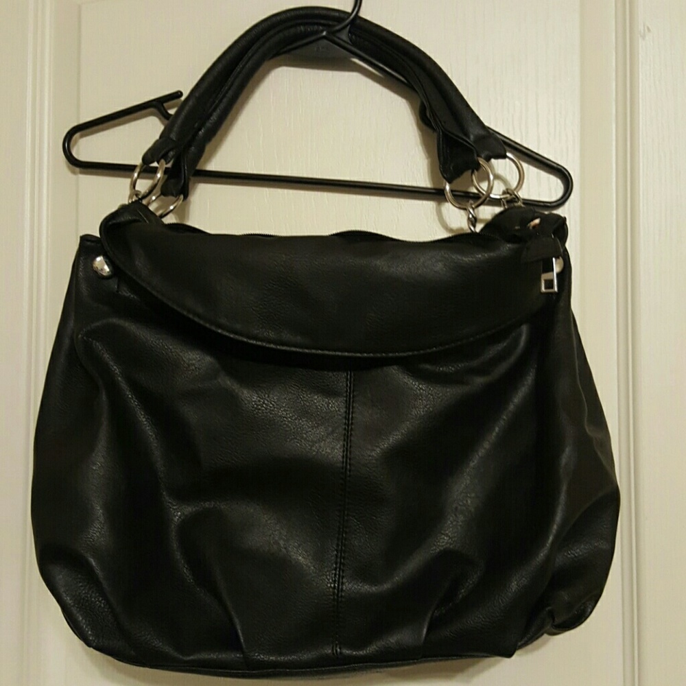 Large black purse