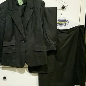 MERONA 3 piece Pinstripe Grey Suit