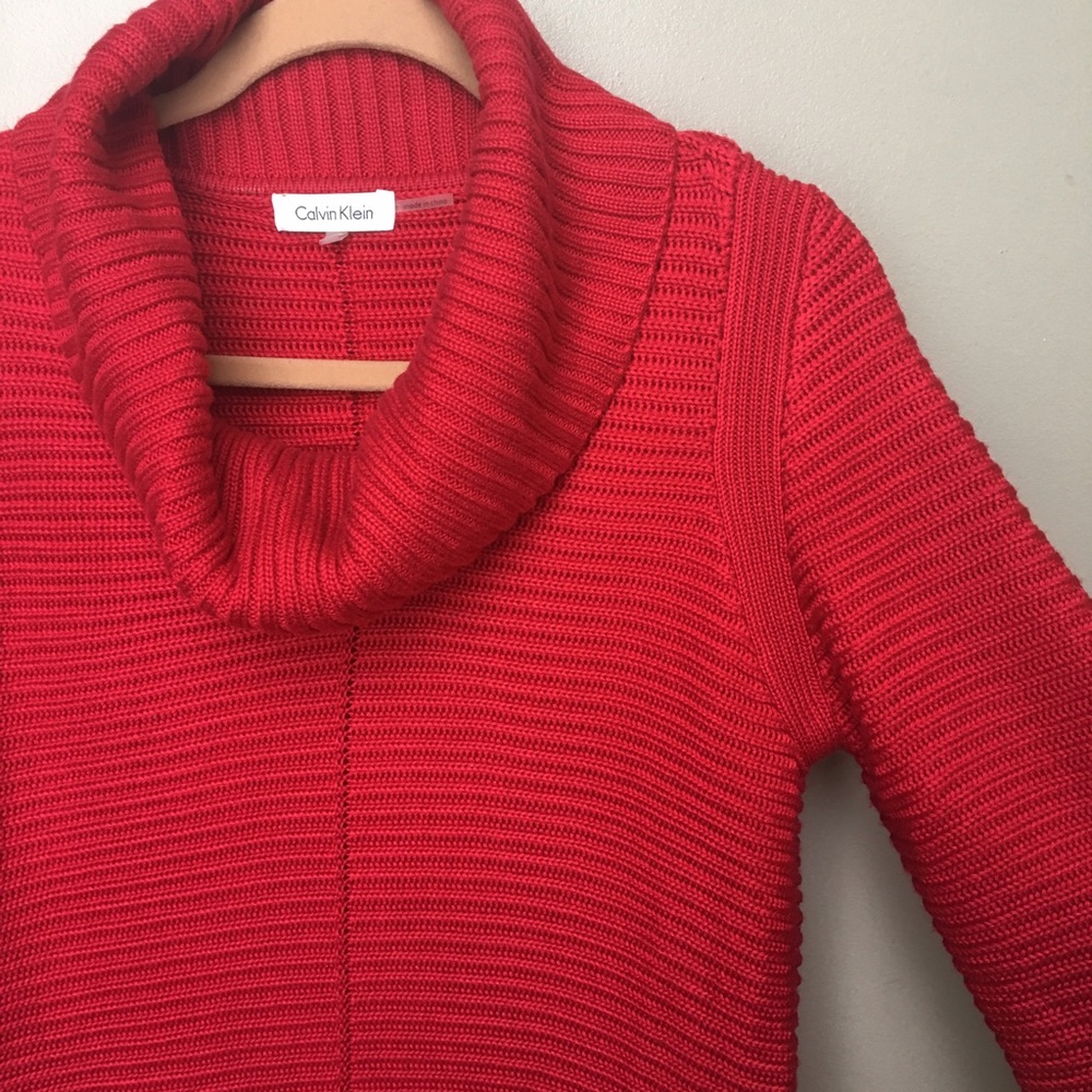 Calvin Klein red sweater