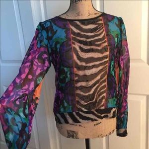 Alberto Makali  100% Silk Top