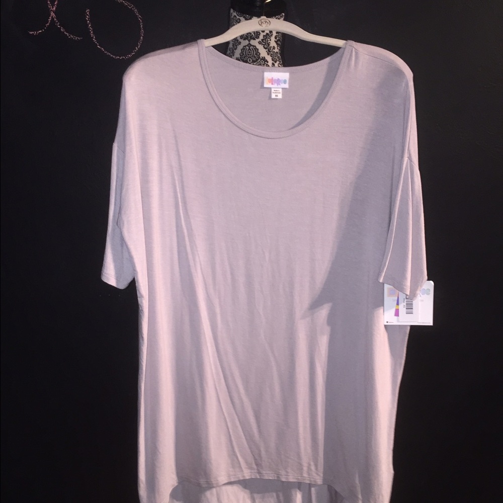 XS lularoe Irma gray NWT