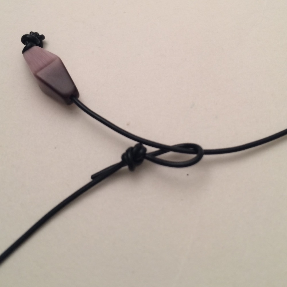 Natural stone necklace, hand made - Picture 3 of 5