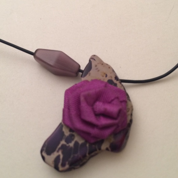 Natural stone necklace, hand made - Picture 2 of 5