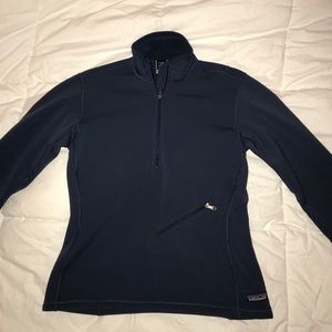 Medium dark blue Patagonia quarter zip