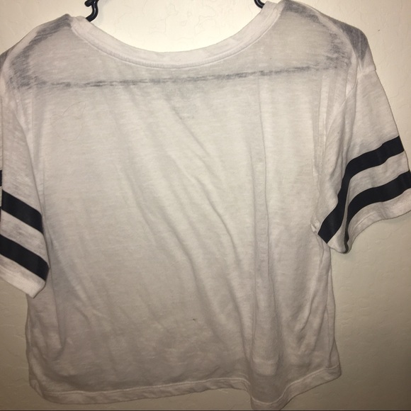 Cute white tee with black stripes - Picture 3 of 3