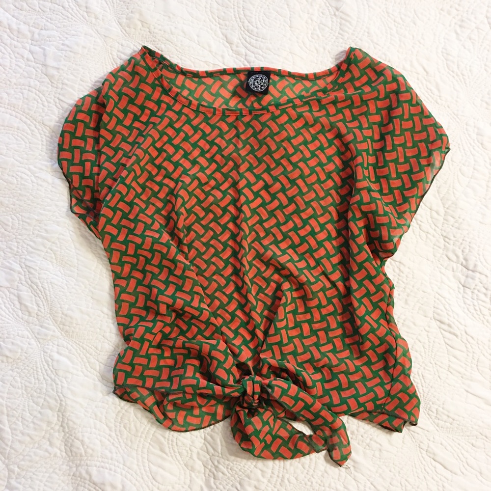 Shear blouse