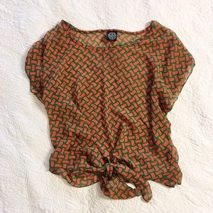 Shear blouse