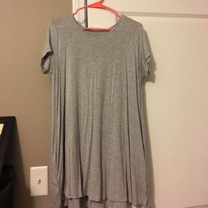 Grey comfy tshirt dress!