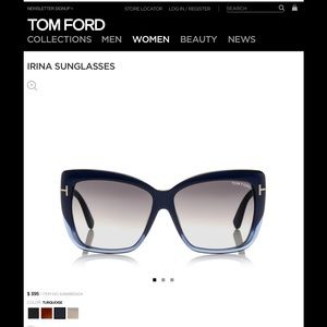 BRAND NEW Tom Ford "IRINA" Sunglasses